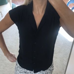 Premise Studio Basic Black Blouse